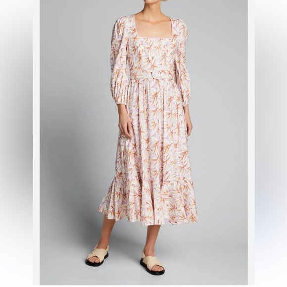 Jonathan Simkhai Ella Dress in Lilac Print - Picture 4 of 16